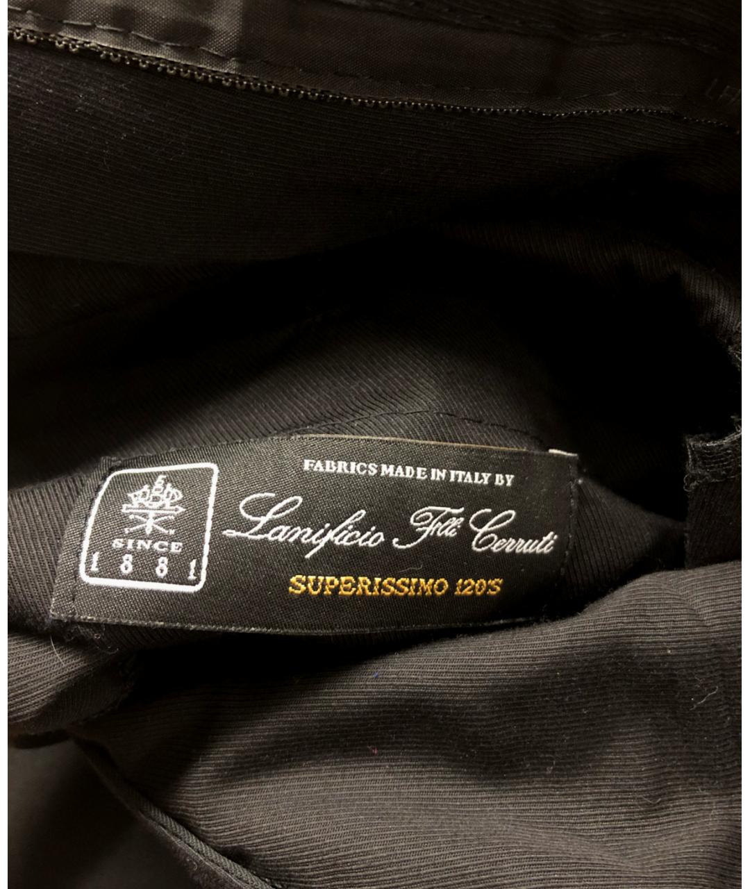 KARL LAGERFELD Черные шерстяные классические брюки, фото 4