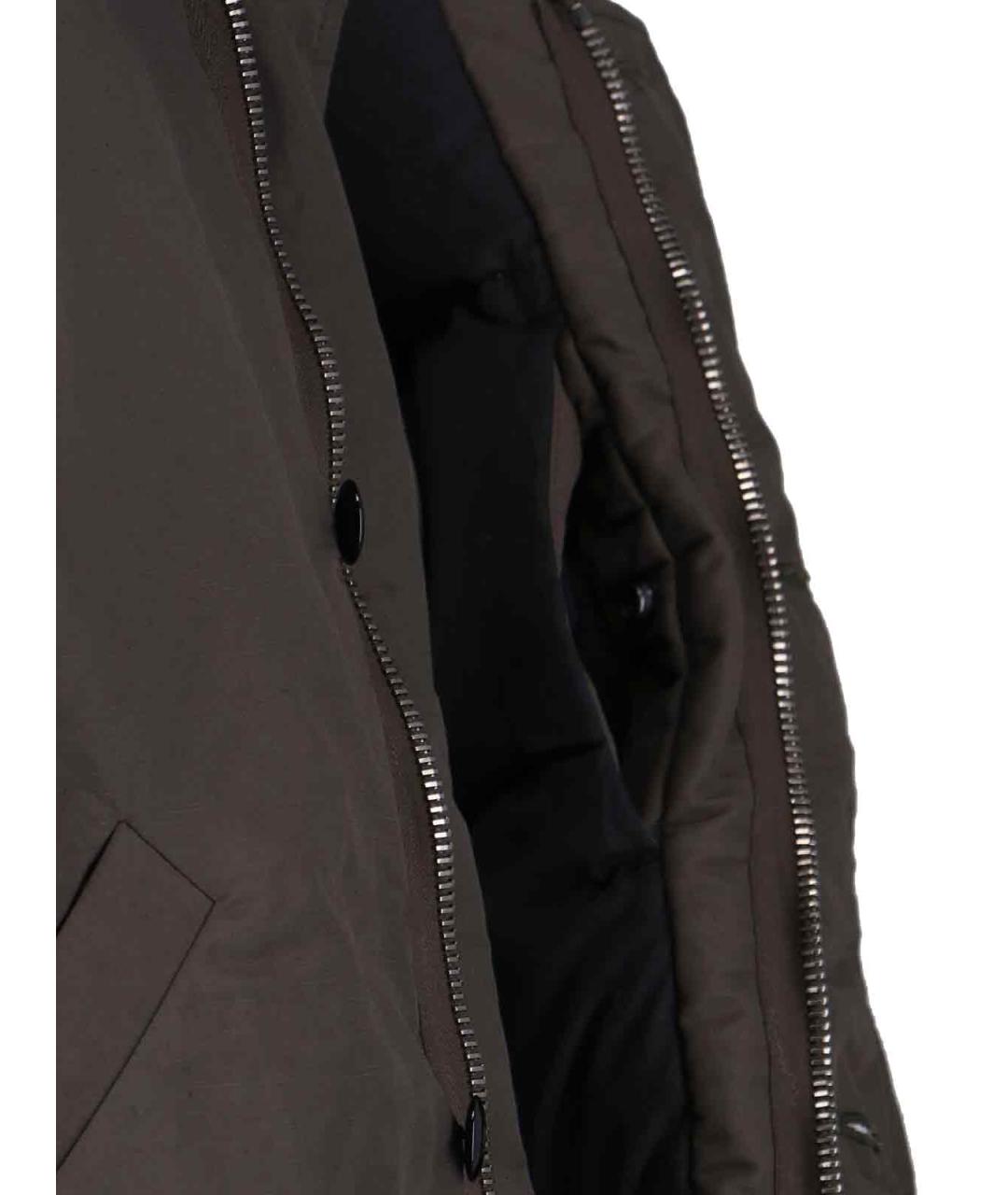LEMAIRE Коричневая полиамидовая куртка, фото 4