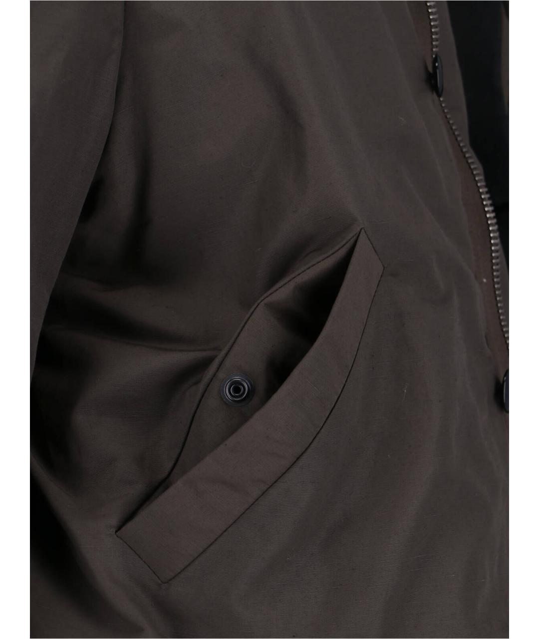 LEMAIRE Коричневая полиамидовая куртка, фото 5