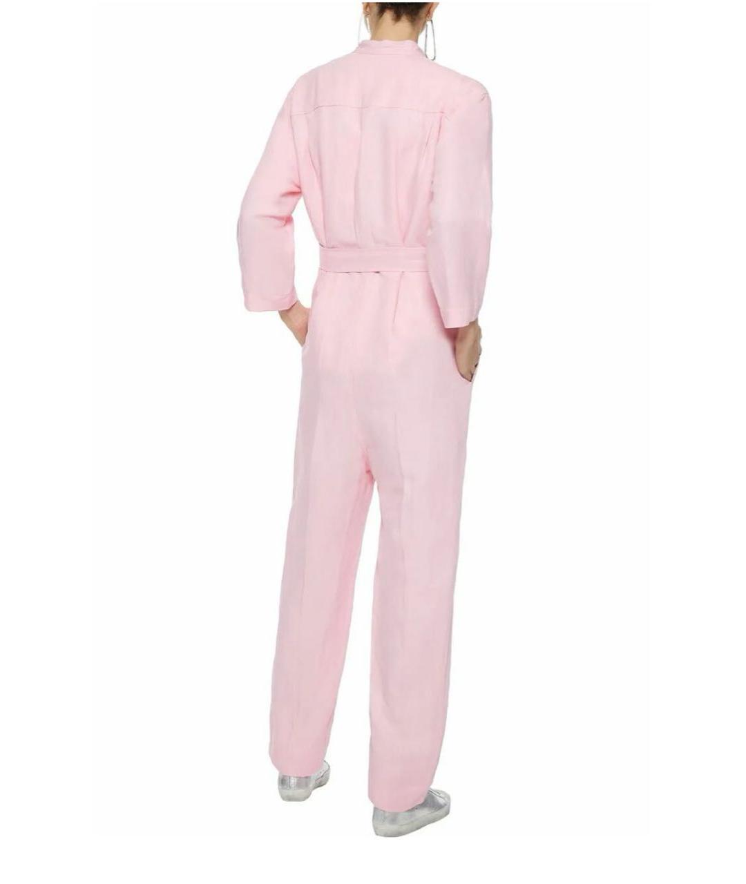 SANDRO Розовый вискозный комбинезон, фото 3