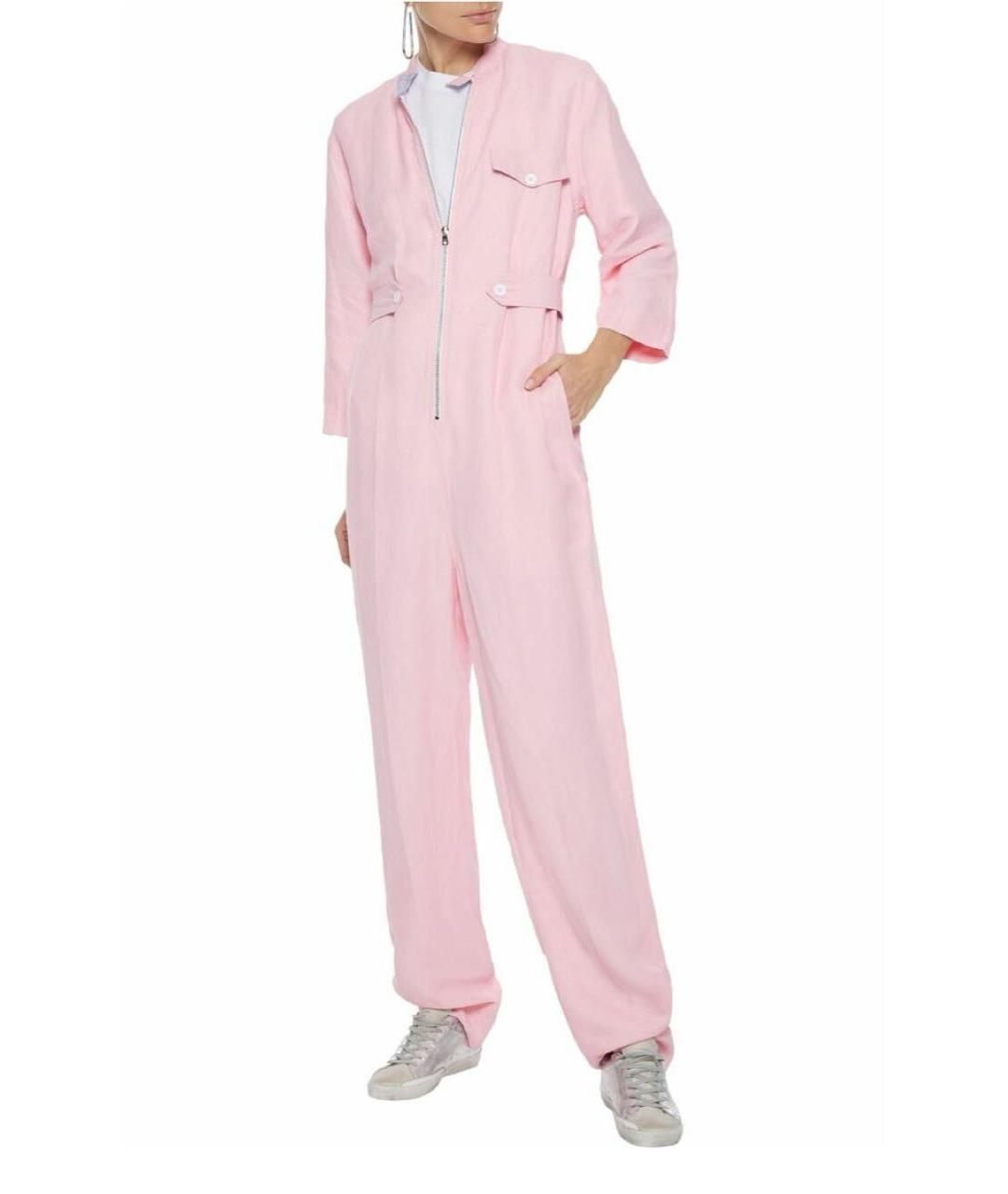 SANDRO Розовый вискозный комбинезон, фото 2