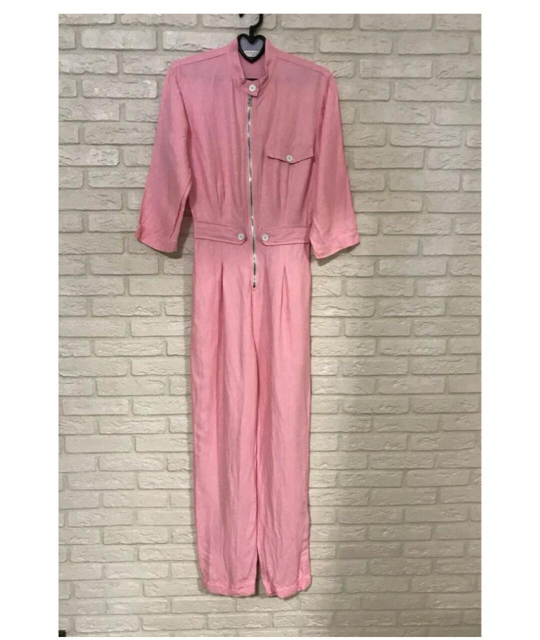 SANDRO Розовый вискозный комбинезон, фото 5