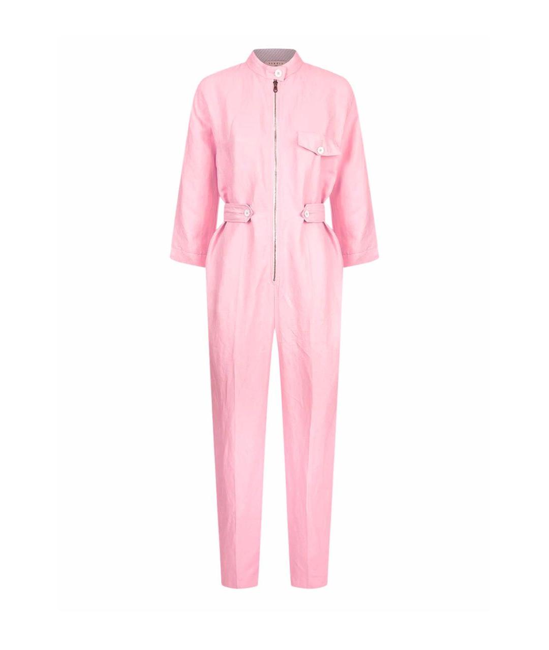 SANDRO Розовый вискозный комбинезон, фото 1