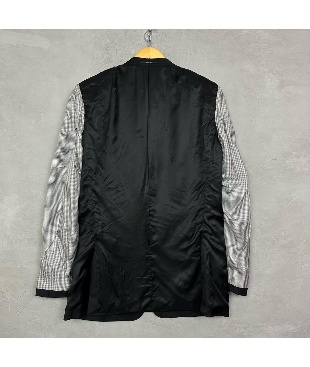 DUNHILL Черный шерстяной пиджак, фото 5