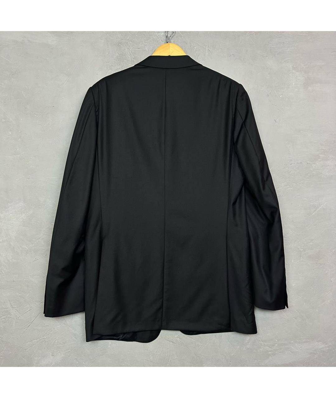 DUNHILL Черный шерстяной пиджак, фото 3