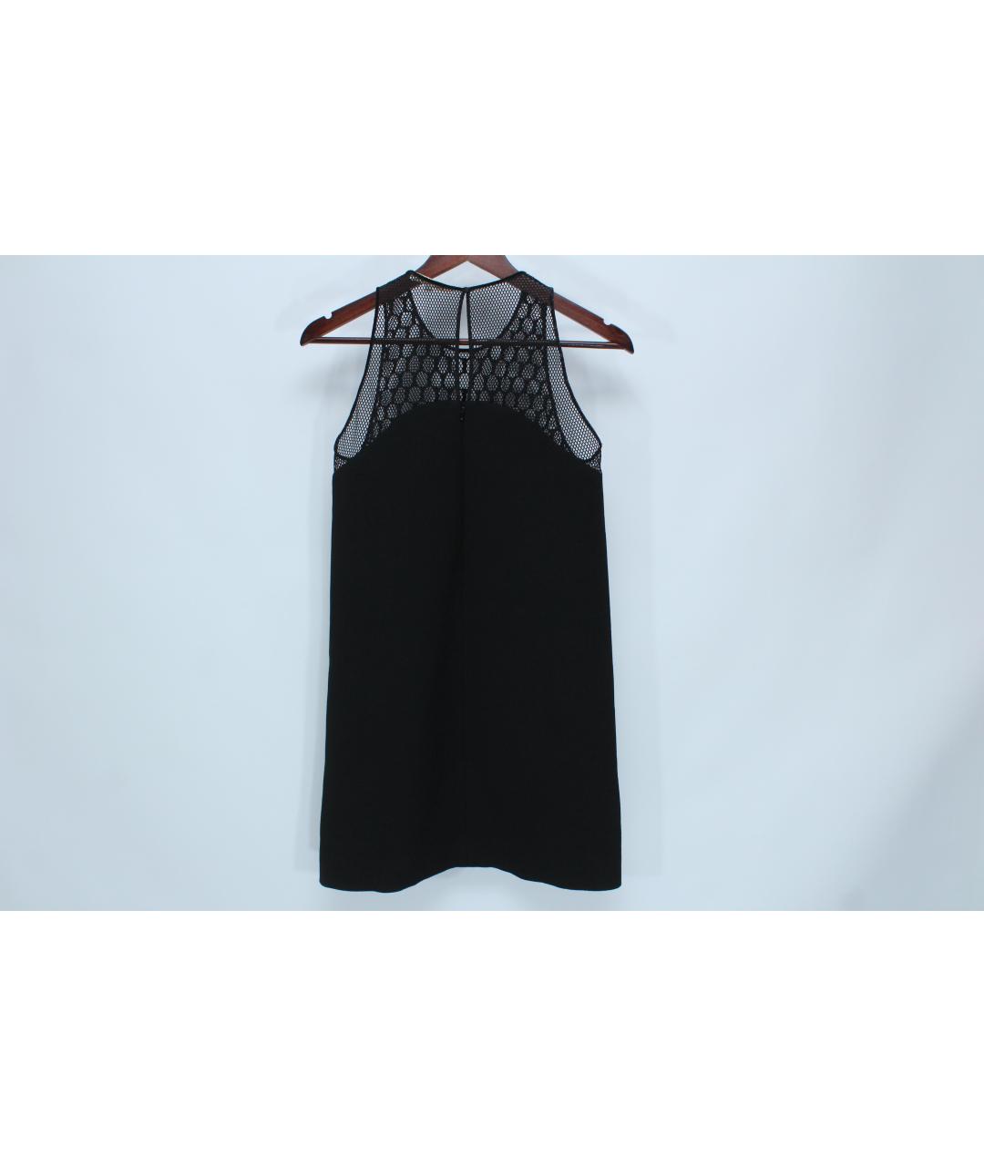 MAJE Черное полиэстеровое повседневное платье, фото 6