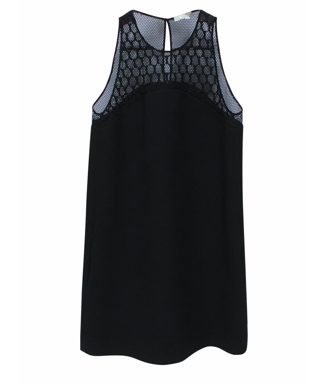 MAJE Черное полиэстеровое повседневное платье, фото 1