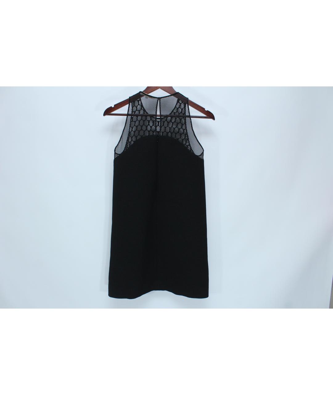 MAJE Черное полиэстеровое повседневное платье, фото 4