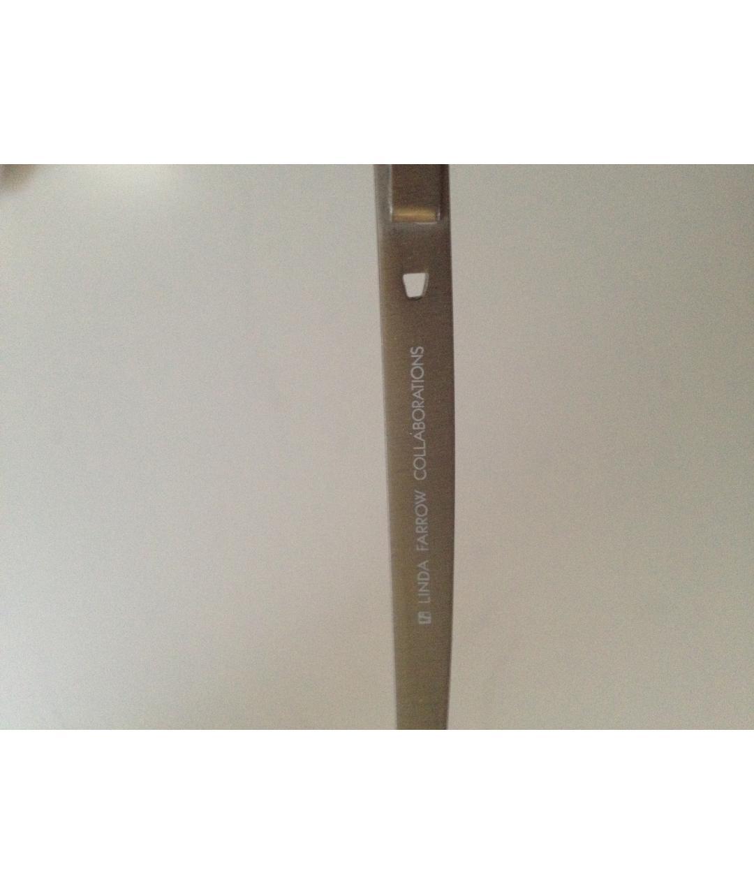 ALEXANDER WANG Серые пластиковые солнцезащитные очки, фото 5