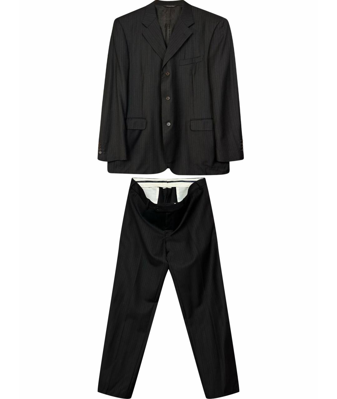 CANALI Коричневый классический костюм, фото 1