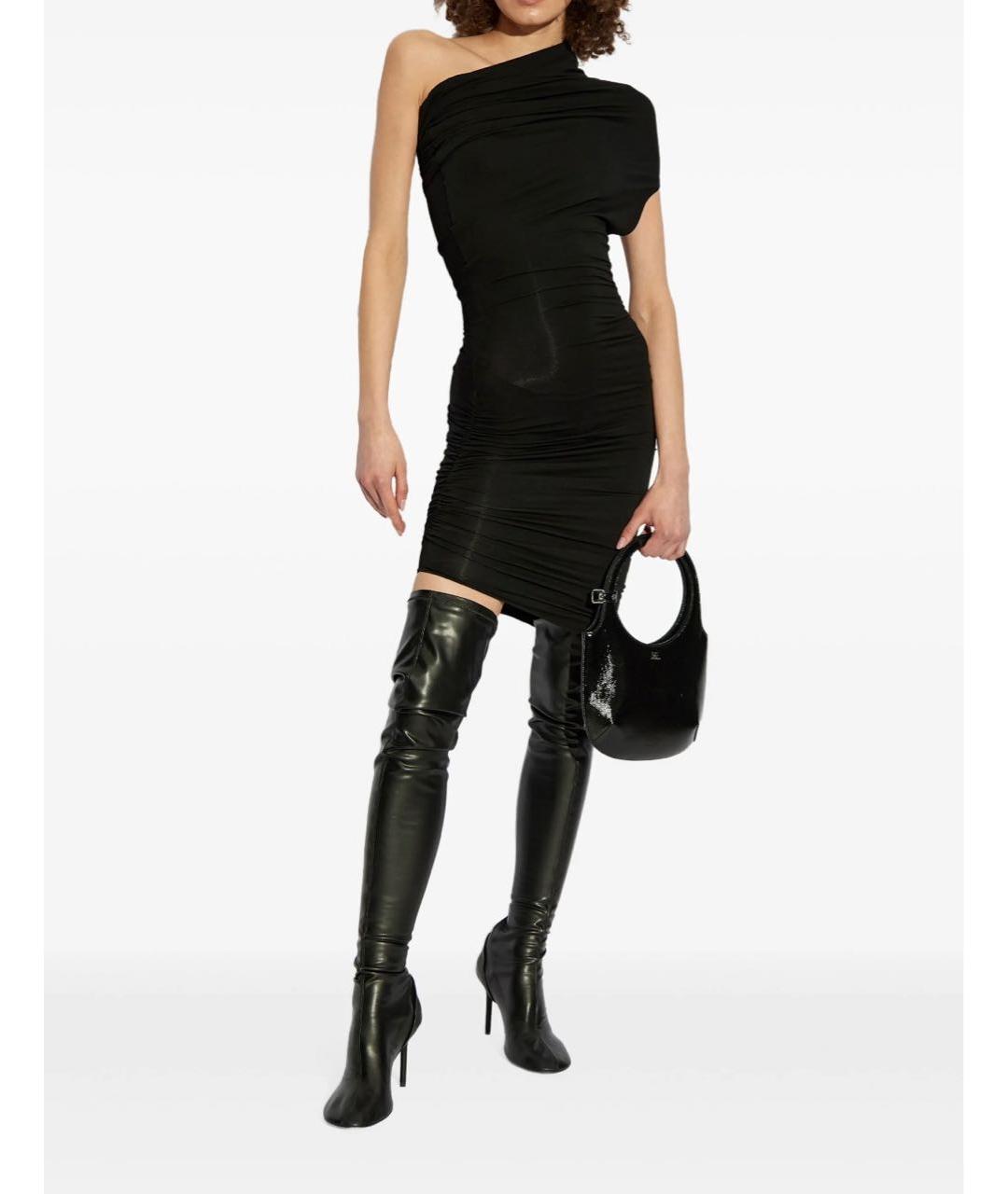 entire studios Черное вискозное коктейльное платье, фото 2