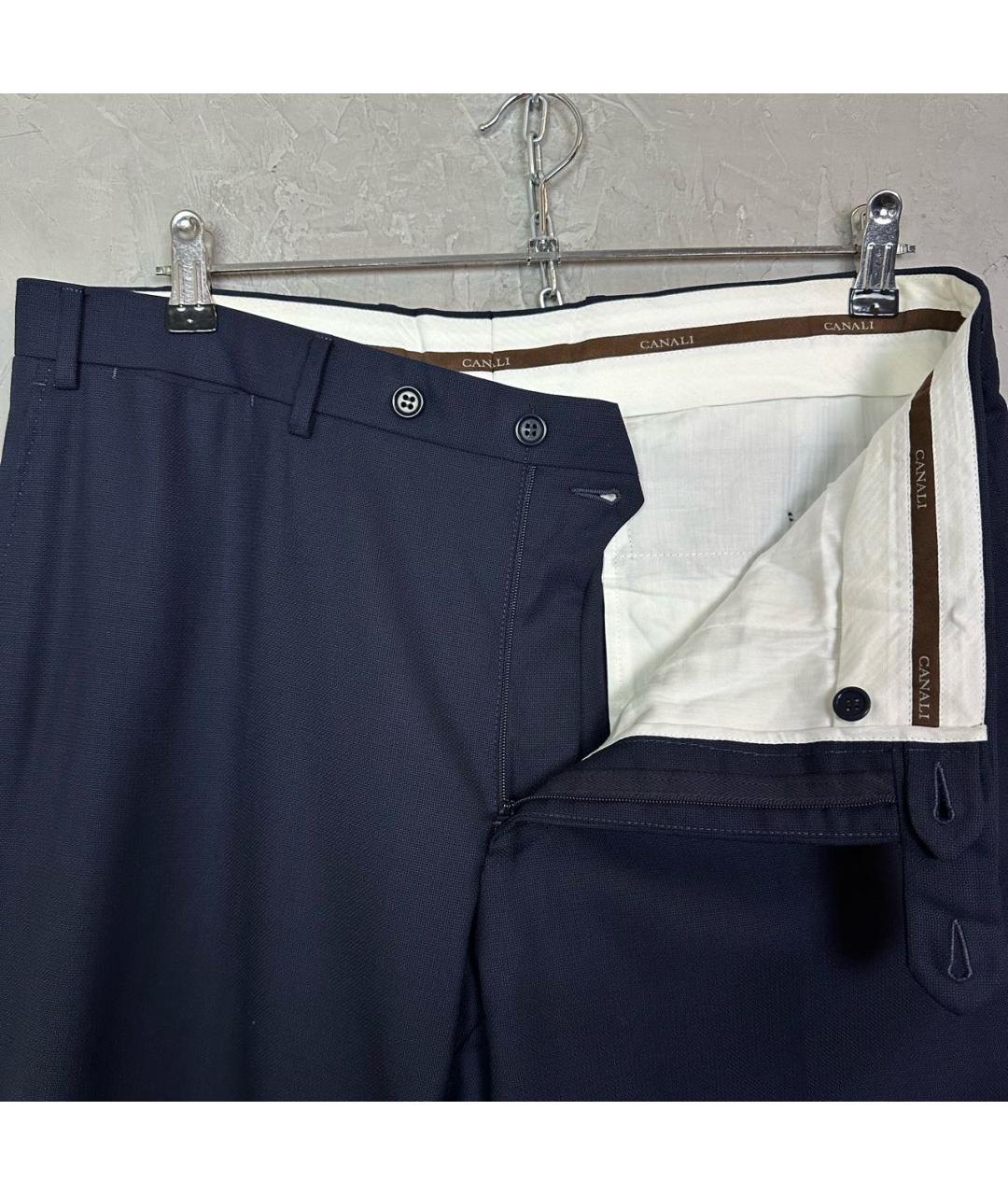 CANALI Темно-синий классический костюм, фото 3