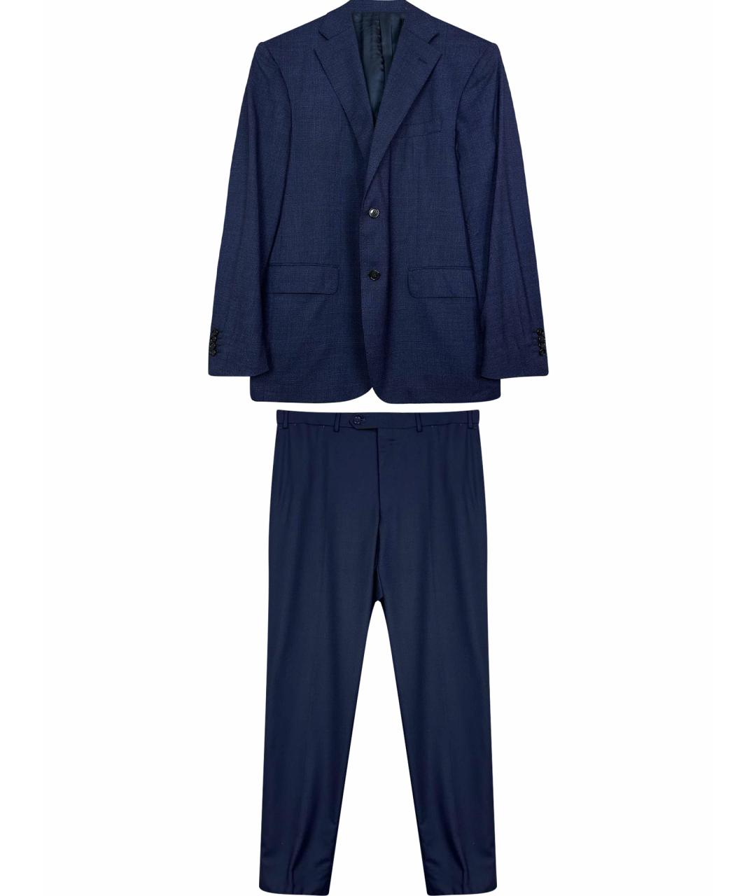 CORNELIANI Темно-синий классический костюм, фото 1