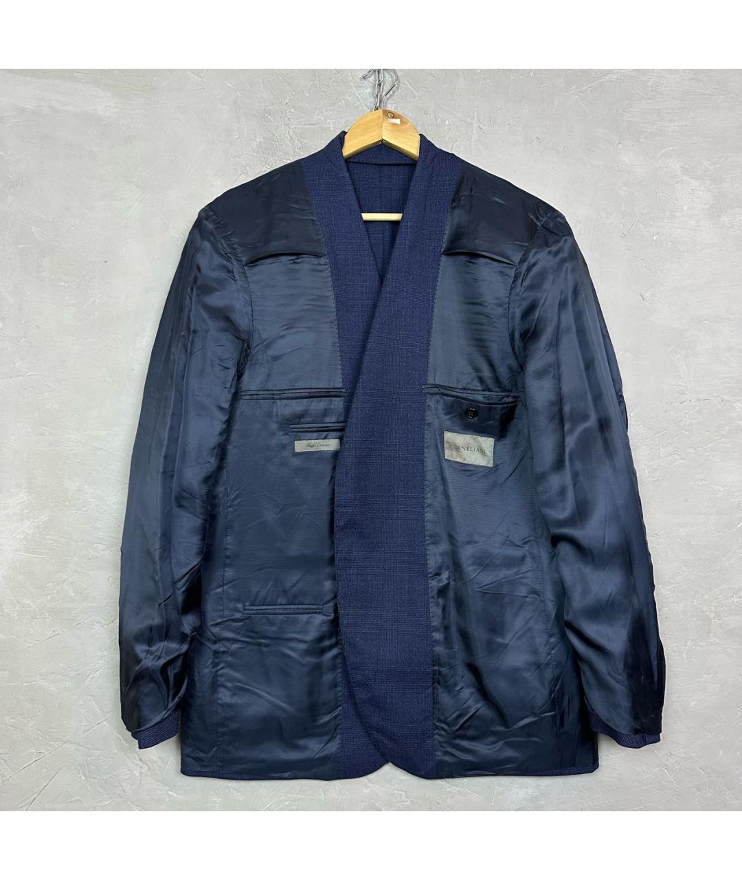 CORNELIANI Темно-синий классический костюм, фото 4