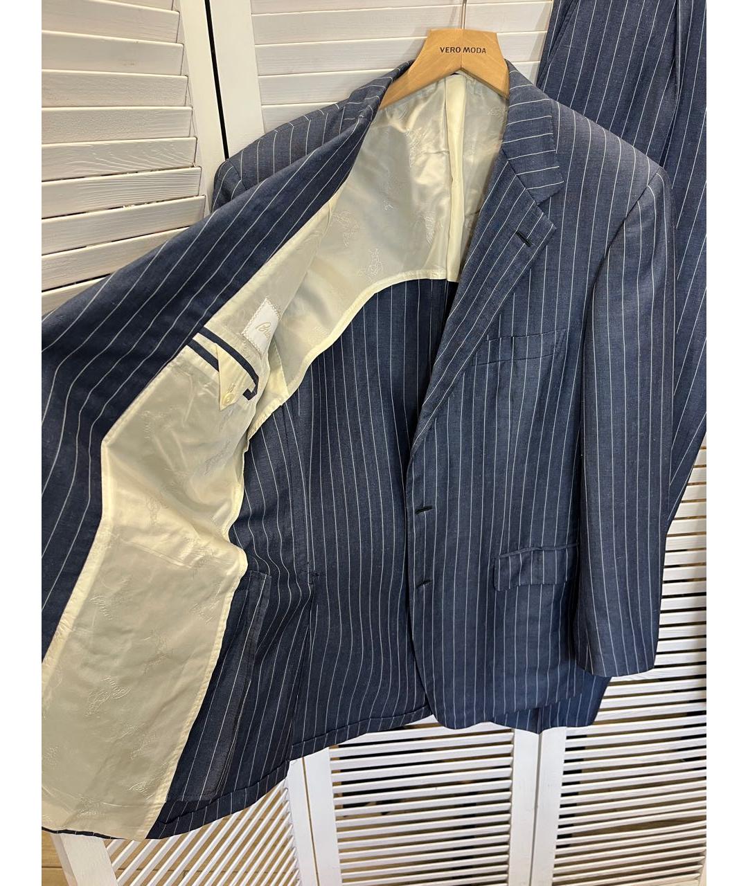 BRIONI Синий классический костюм, фото 3