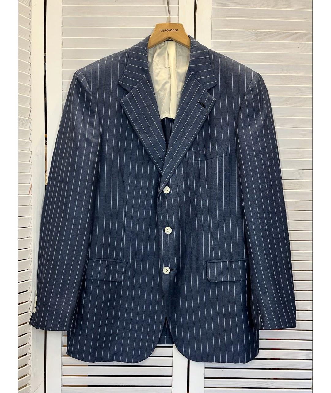 BRIONI Синий классический костюм, фото 9