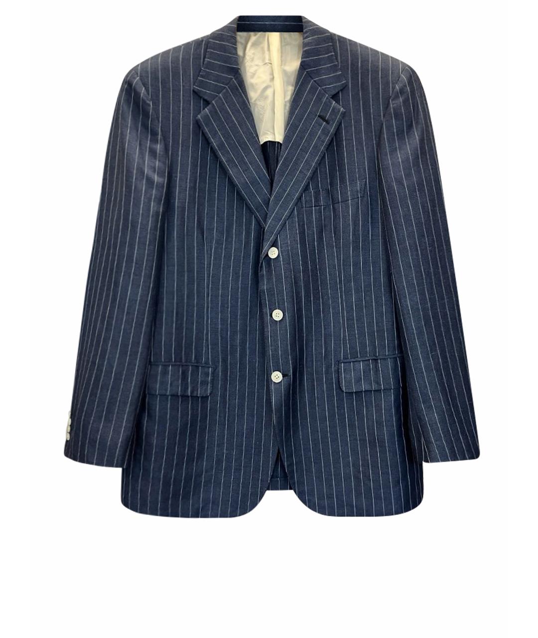 BRIONI Синий классический костюм, фото 10