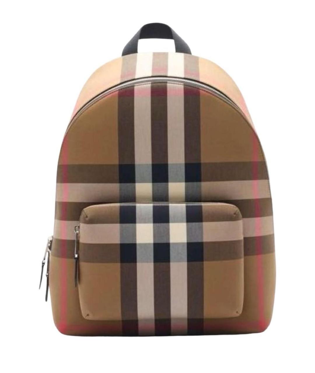 BURBERRY Коричневый кожаный рюкзак, фото 5