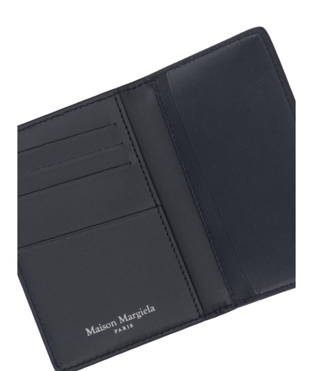 MAISON MARGIELA Черный кожаный кошелек, фото 1