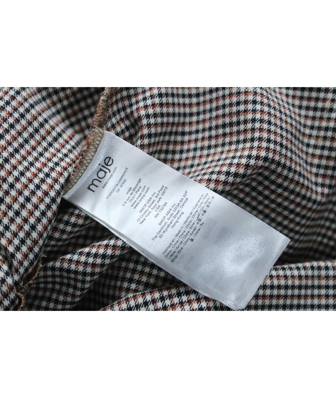 MAJE Мульти полиэстеровое повседневное платье, фото 7