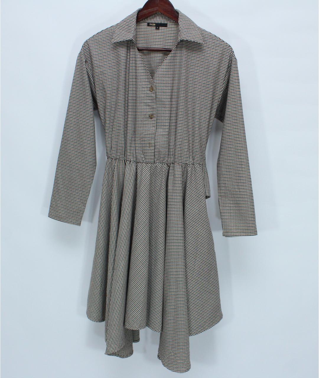 MAJE Мульти полиэстеровое повседневное платье, фото 3