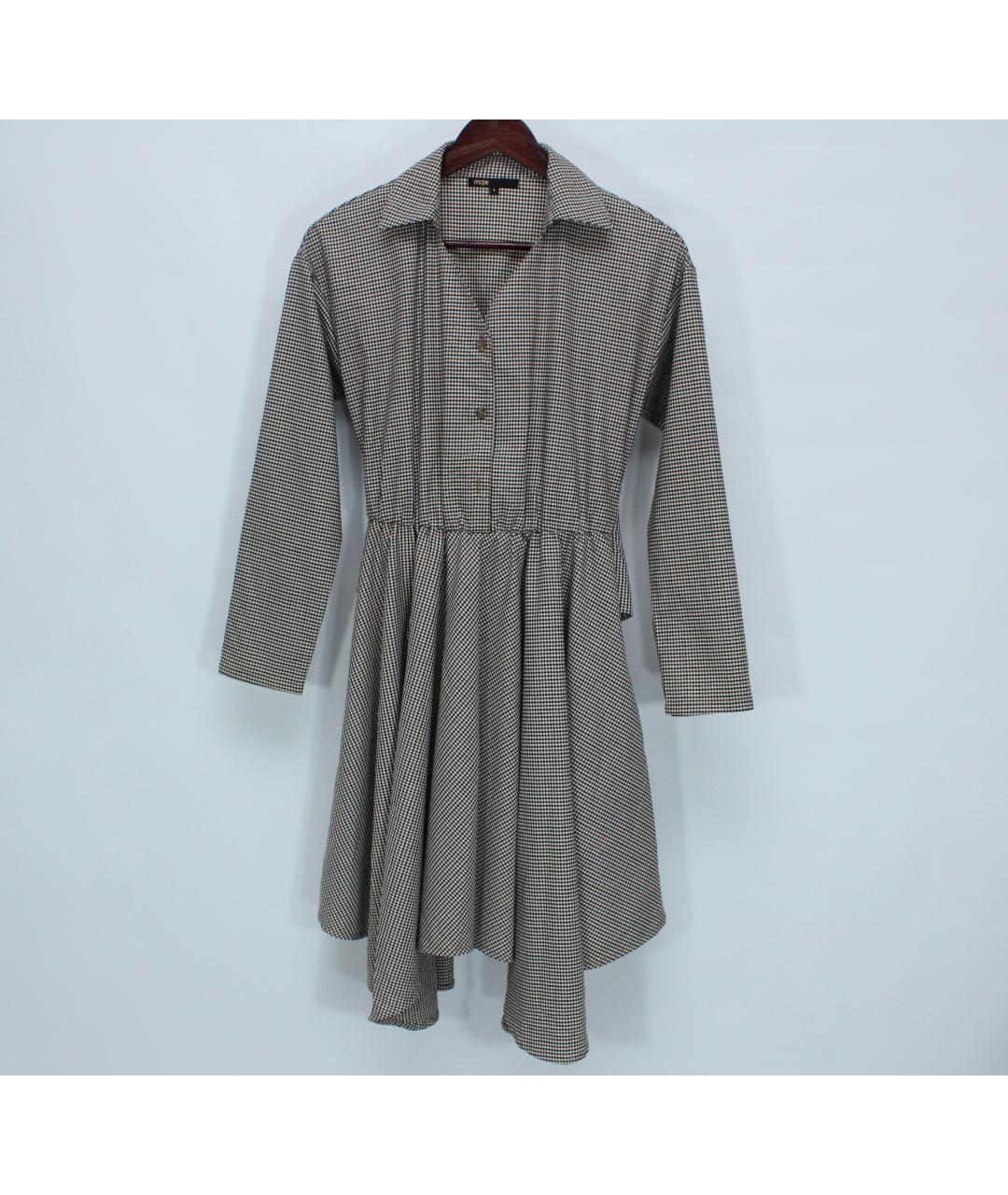 MAJE Мульти полиэстеровое повседневное платье, фото 10