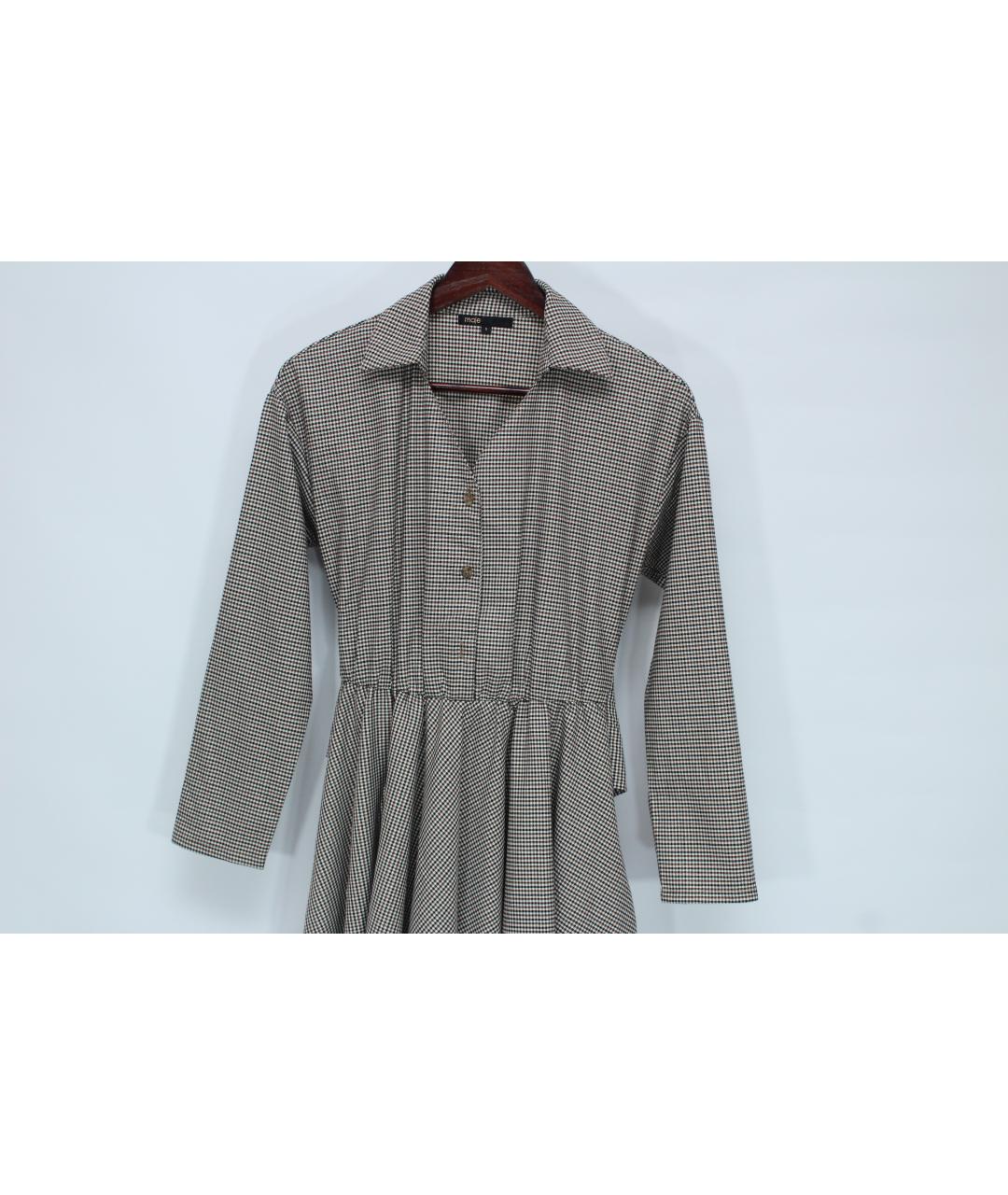 MAJE Мульти полиэстеровое повседневное платье, фото 2