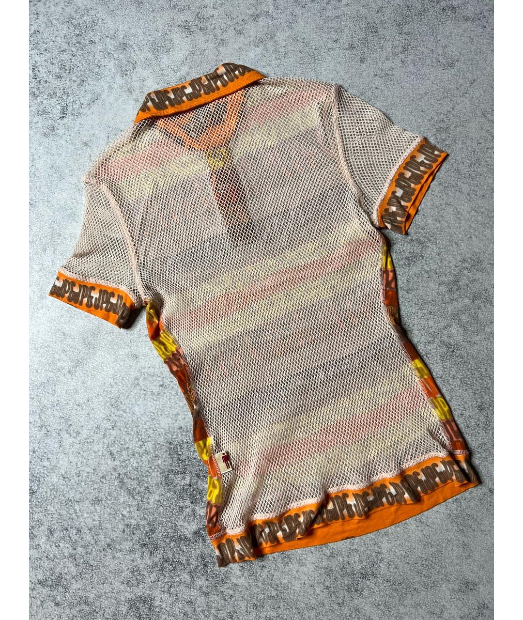 JEAN PAUL GAULTIER Мульти полиэстеровая футболка, фото 6