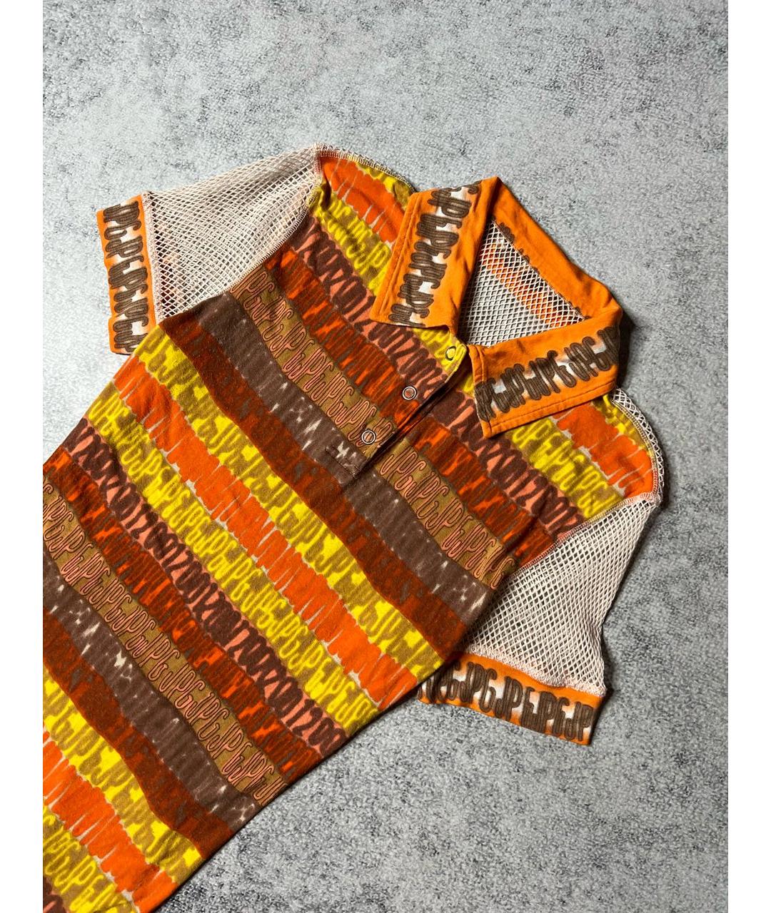 JEAN PAUL GAULTIER Мульти полиэстеровая футболка, фото 2