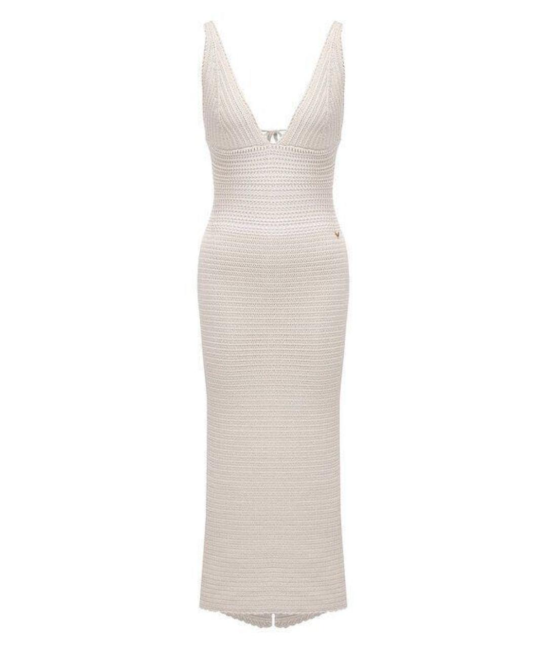 VALENTINO Белый хлопковый сарафан, фото 9