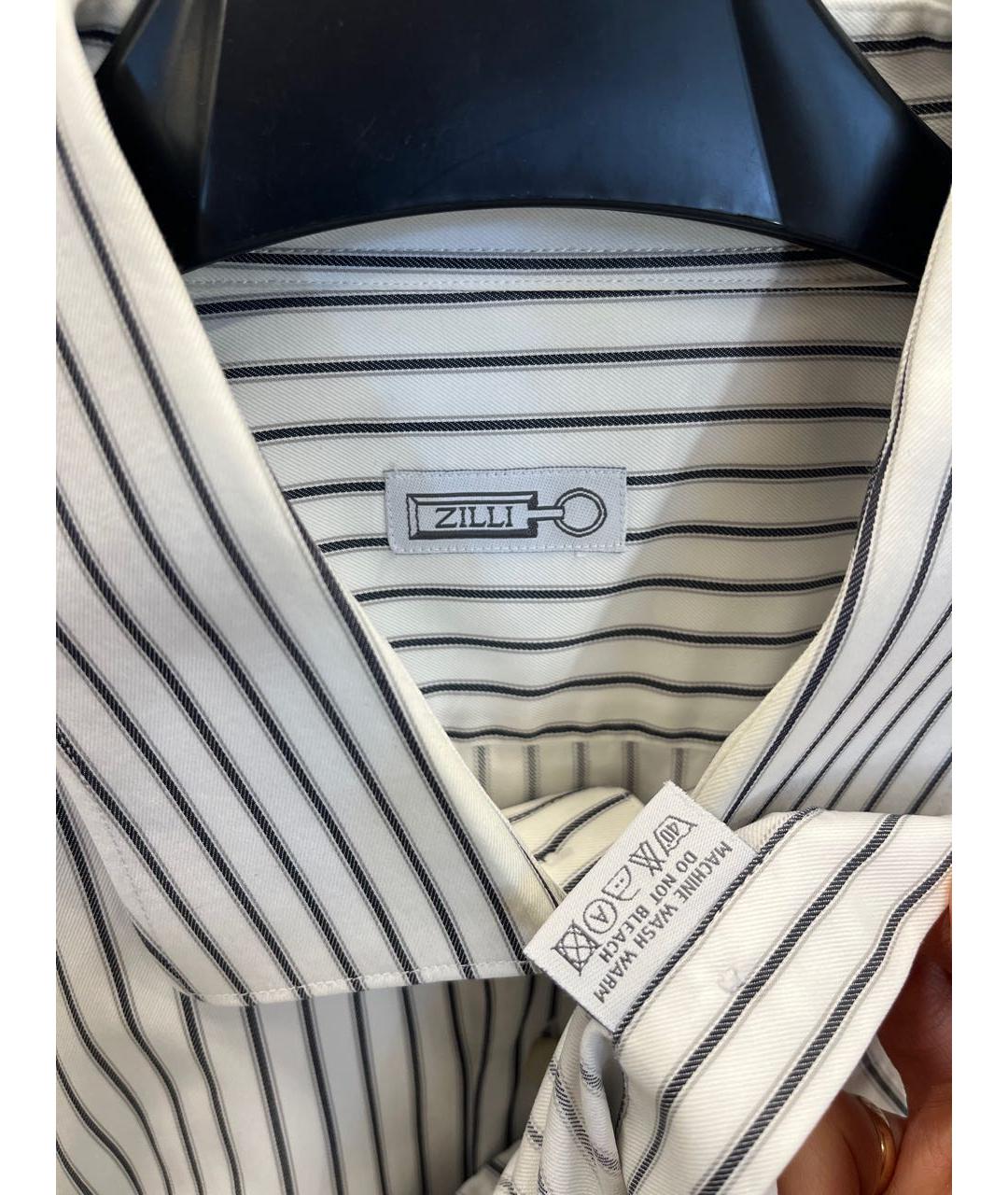 ZILLI Мульти хлопковая классическая рубашка, фото 8