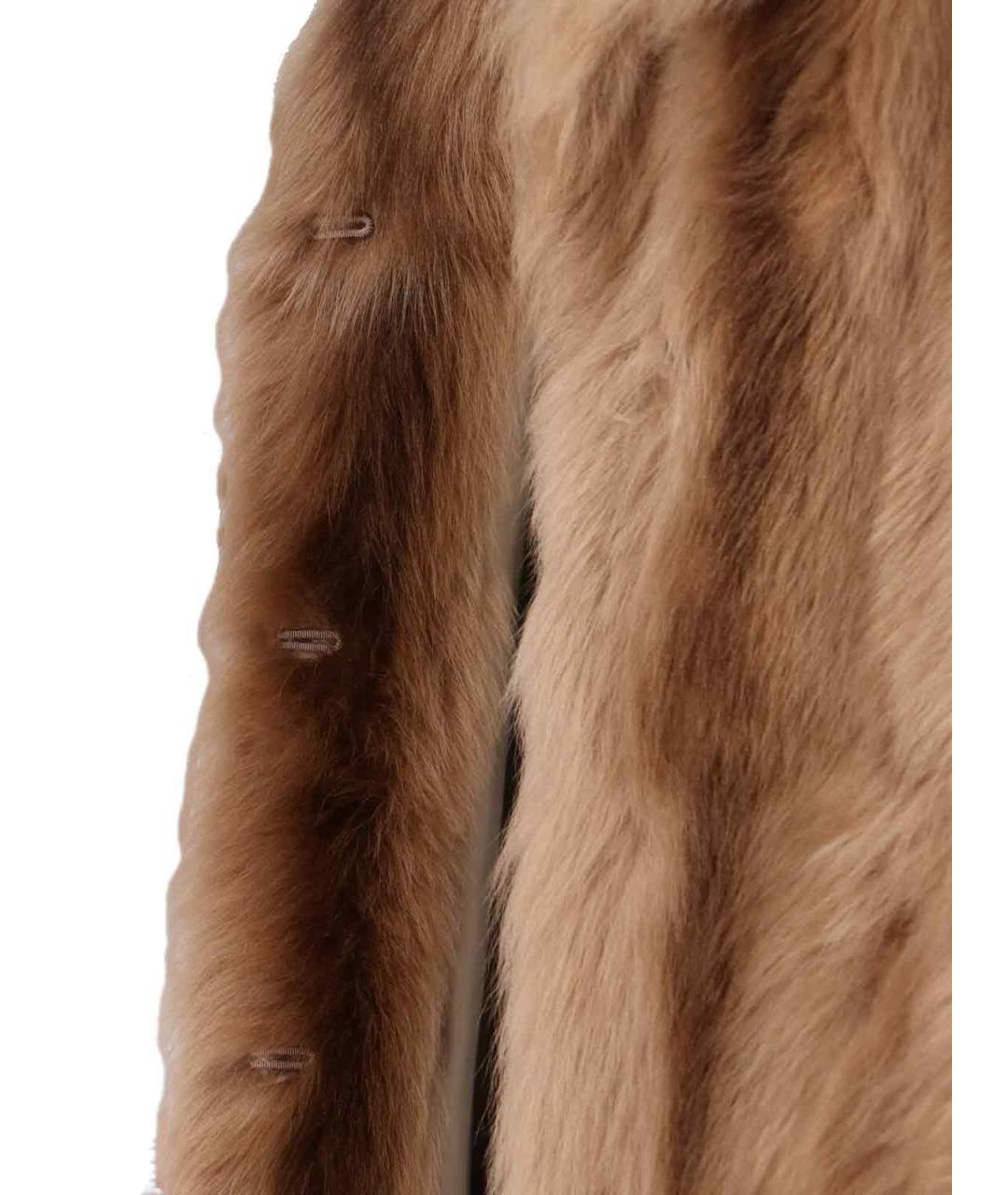 GUCCI Коричневая меховая куртка, фото 5