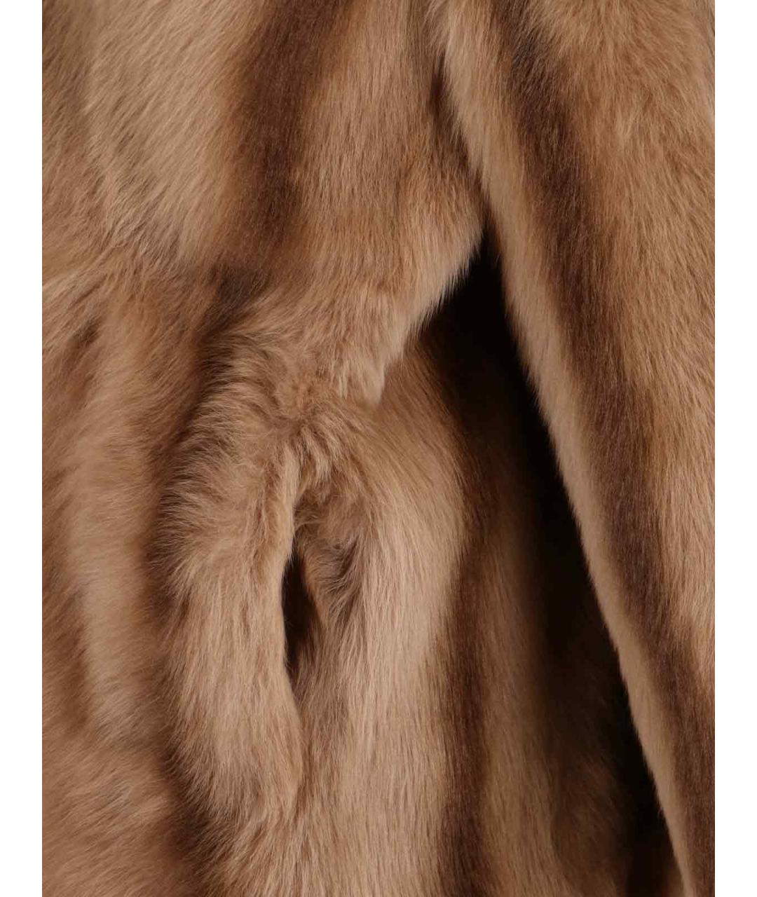 GUCCI Коричневая меховая куртка, фото 3