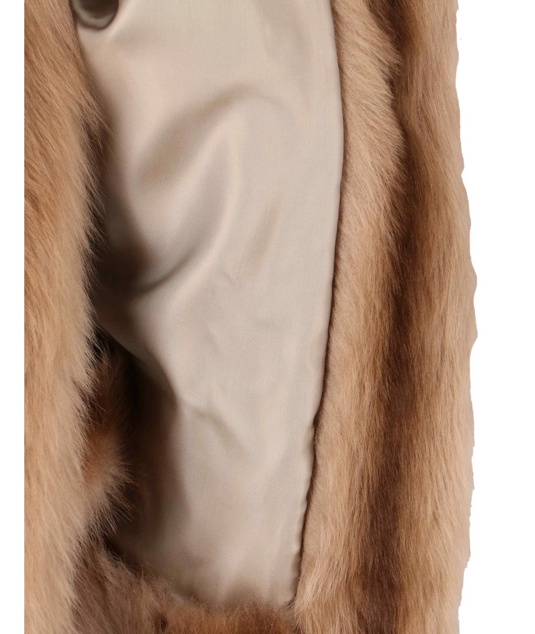 GUCCI Коричневая меховая куртка, фото 6