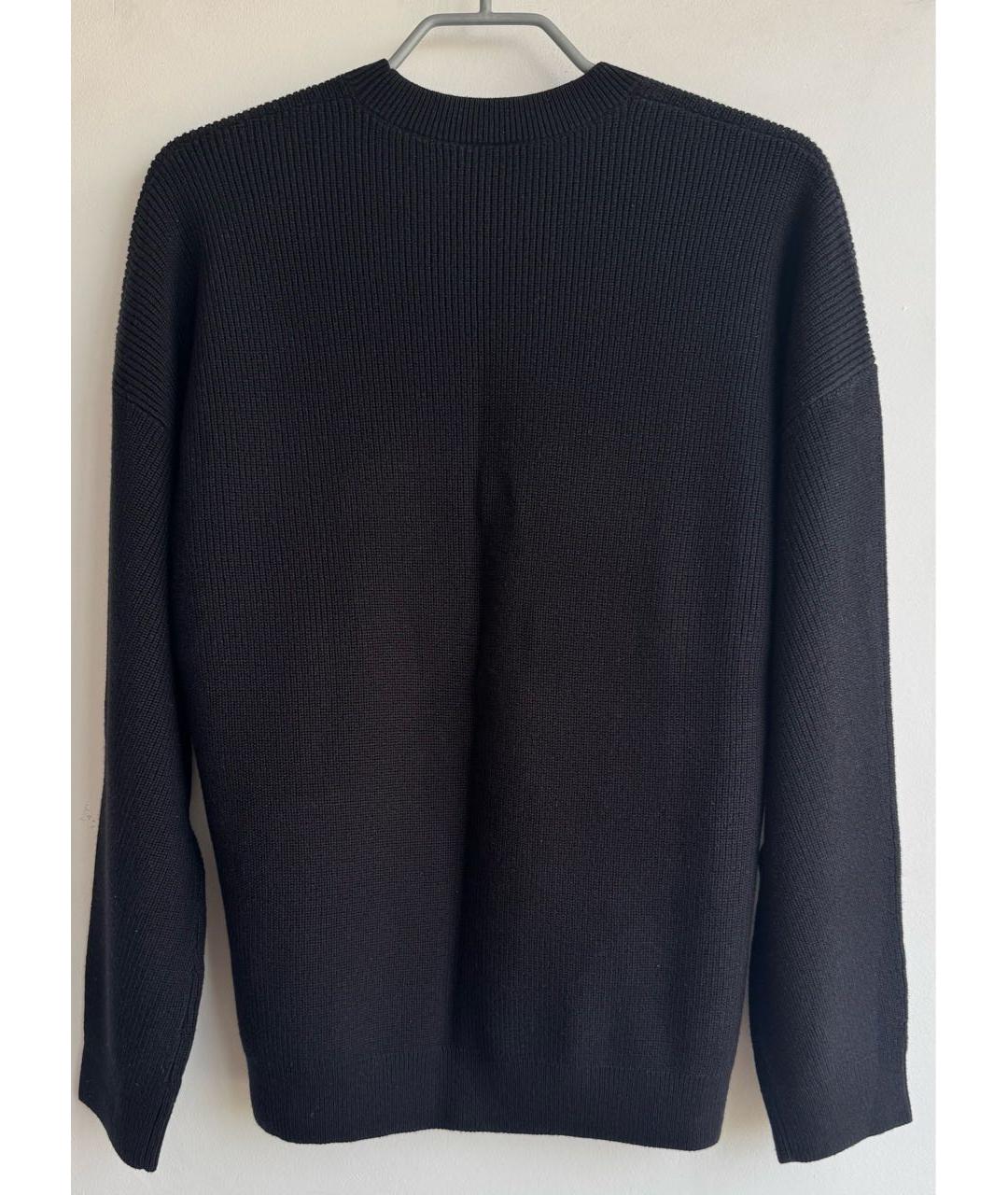 CHANEL Черный шерстяной джемпер / свитер, фото 2