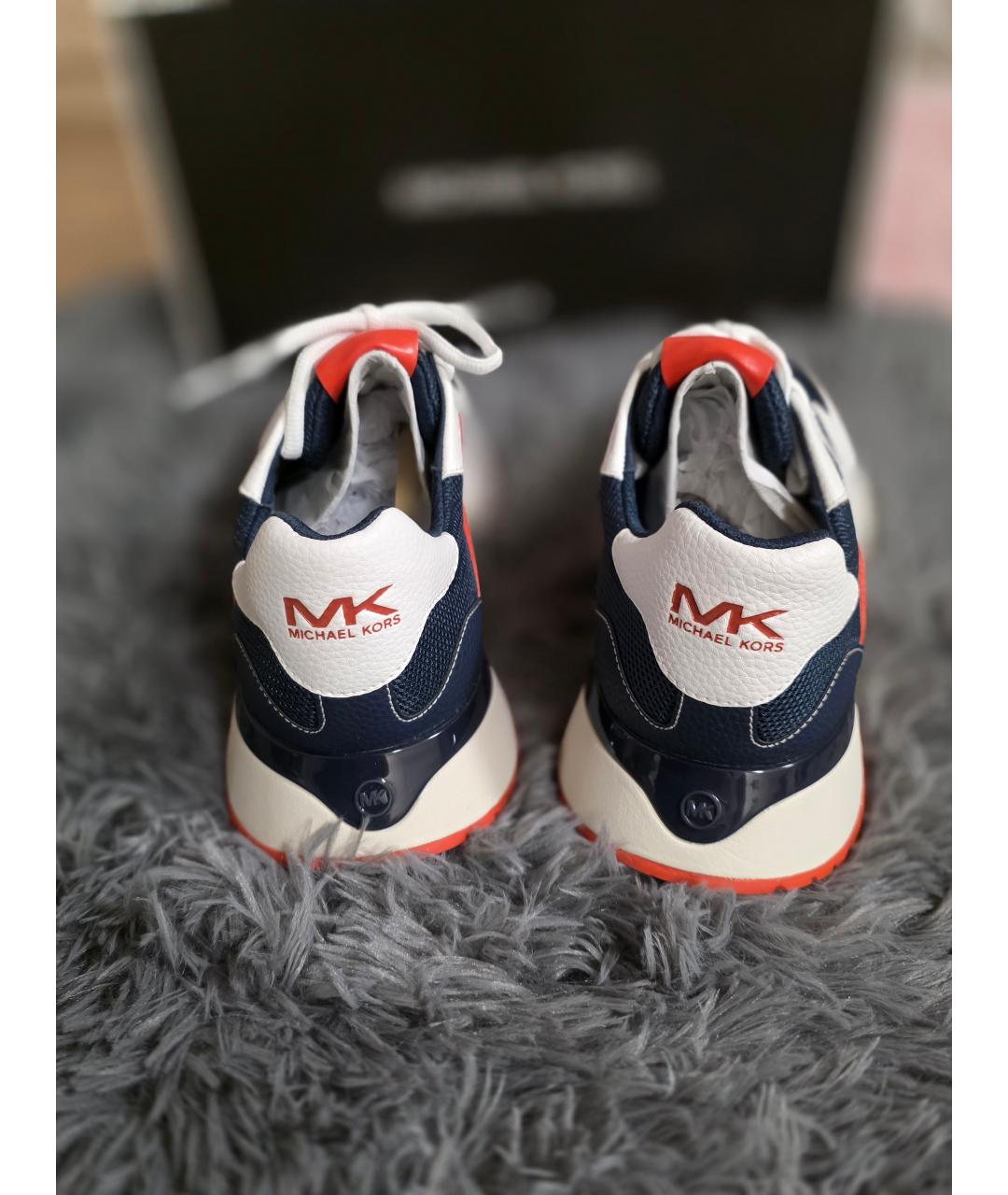 MICHAEL KORS Мульти кожаные низкие кроссовки / кеды, фото 5