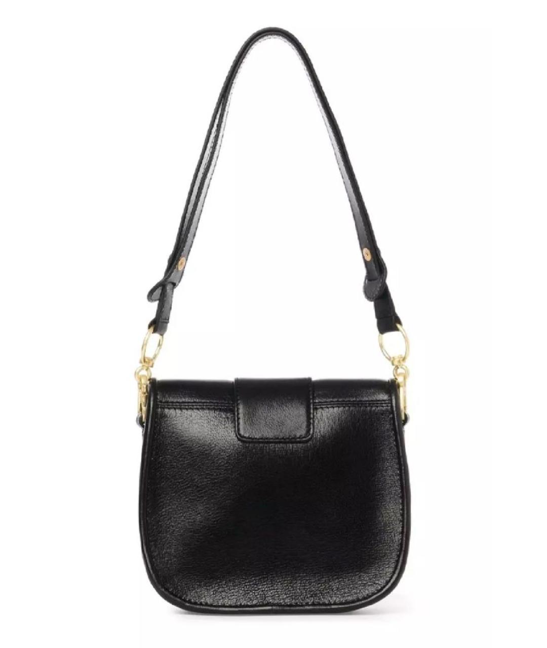 SEE BY CHLOE Черная кожаная сумка через плечо, фото 2
