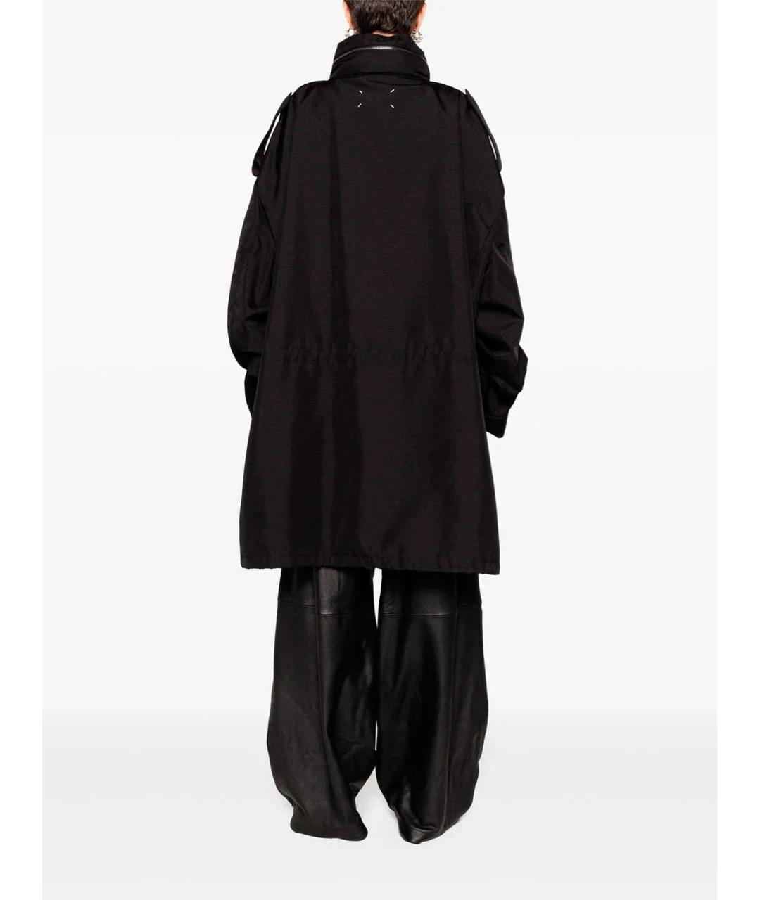 MAISON MARGIELA Черная полиамидовая куртка, фото 3