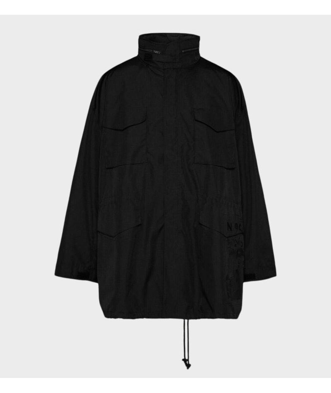 MAISON MARGIELA Черная полиамидовая куртка, фото 9