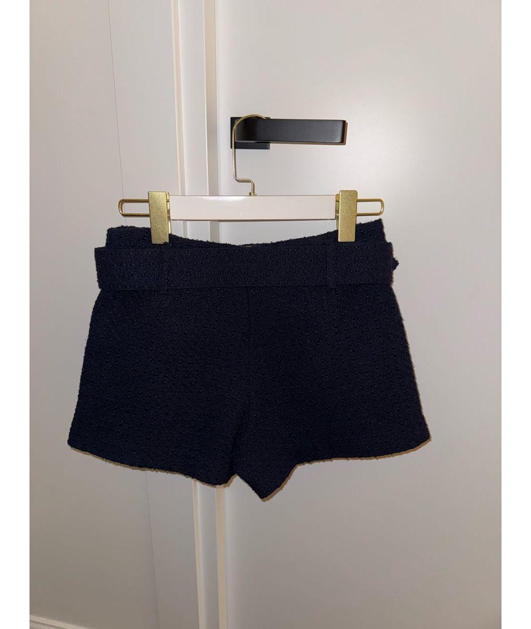 SELF-PORTRAIT Синие шерстяные шорты, фото 2