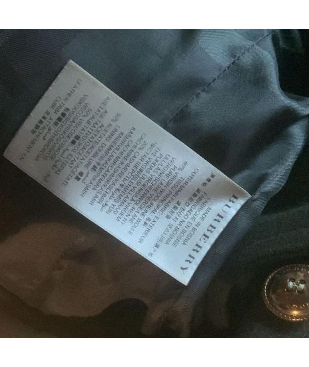 BURBERRY Хаки креповая дубленка, фото 4