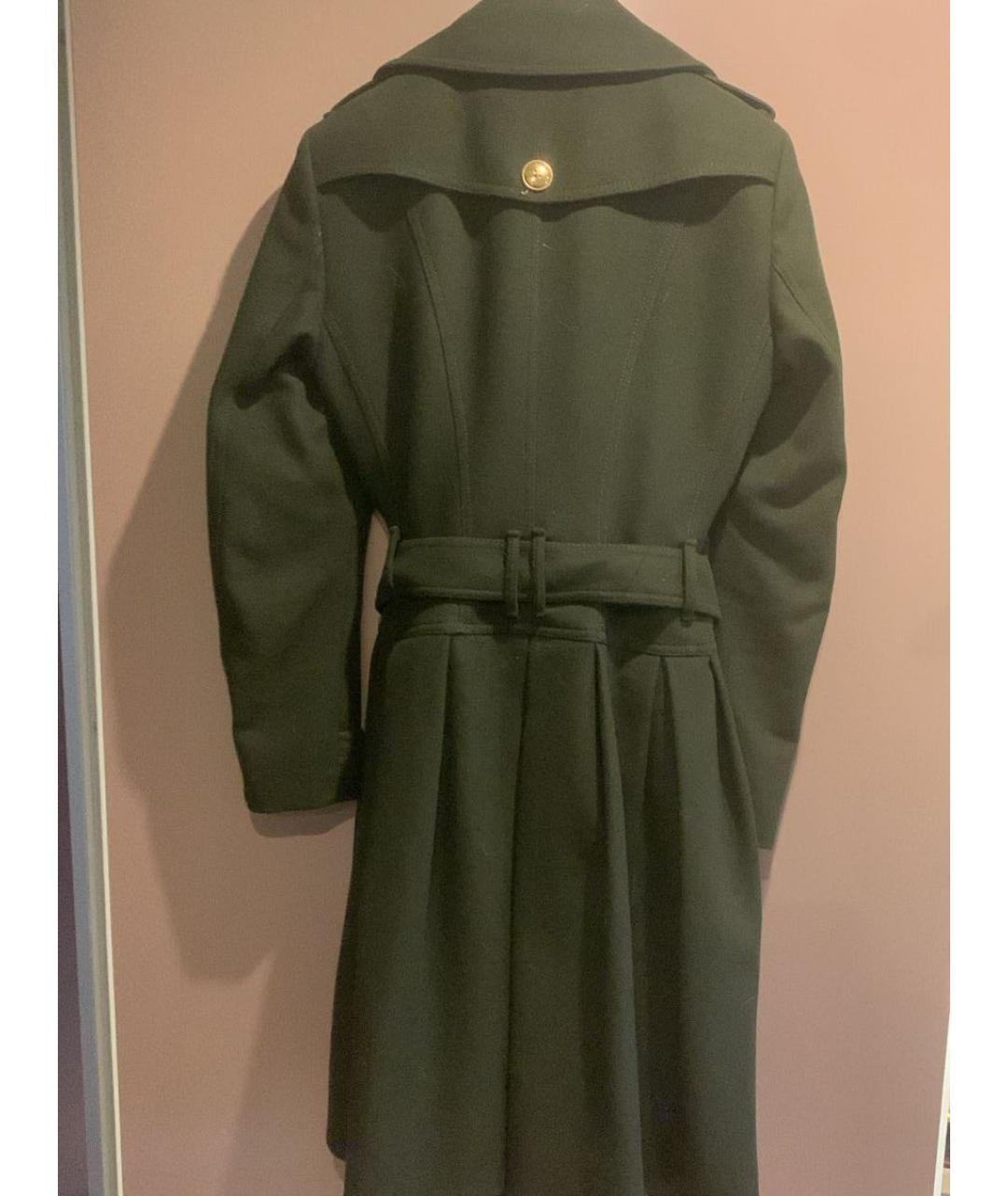 BURBERRY Хаки креповая дубленка, фото 2