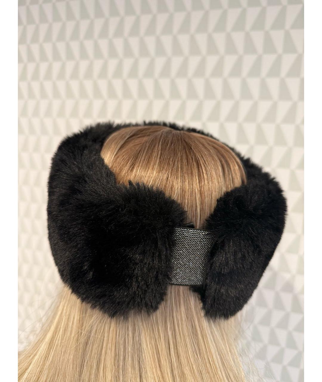 KARL LAGERFELD Черная повязка на голову, фото 4