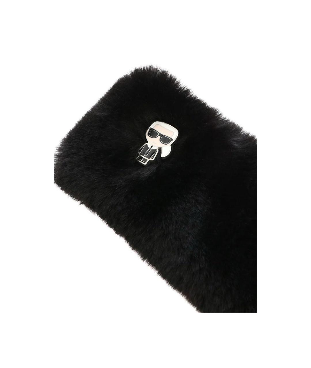 KARL LAGERFELD Черная повязка на голову, фото 2