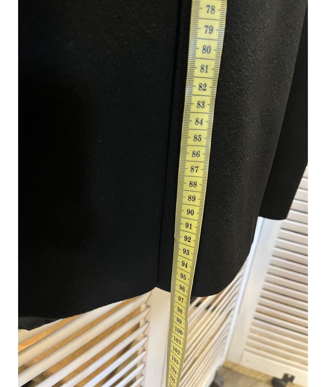 DOLCE&GABBANA Черное шерстяное пальто, фото 5