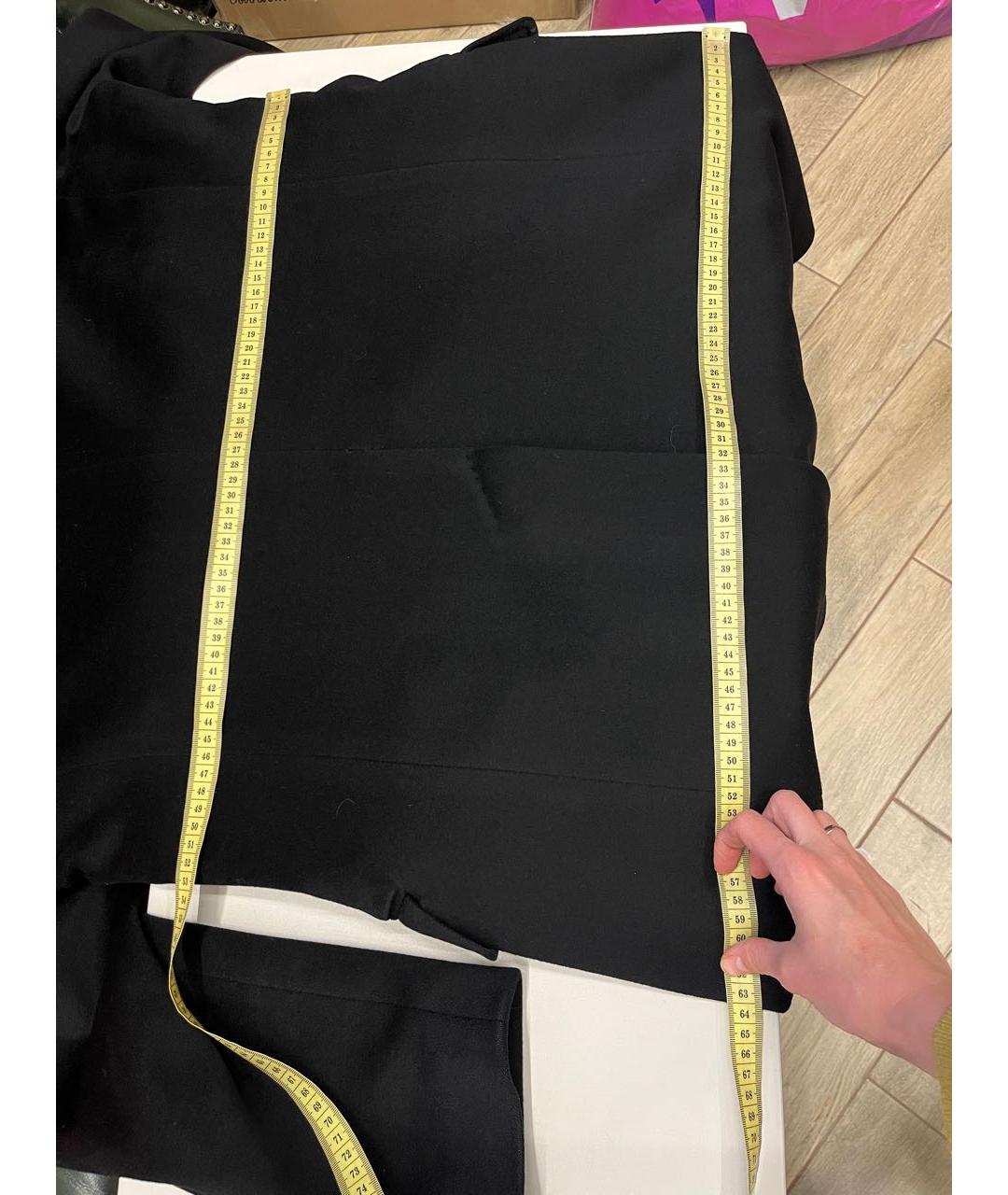 DOLCE&GABBANA Черное шерстяное пальто, фото 2