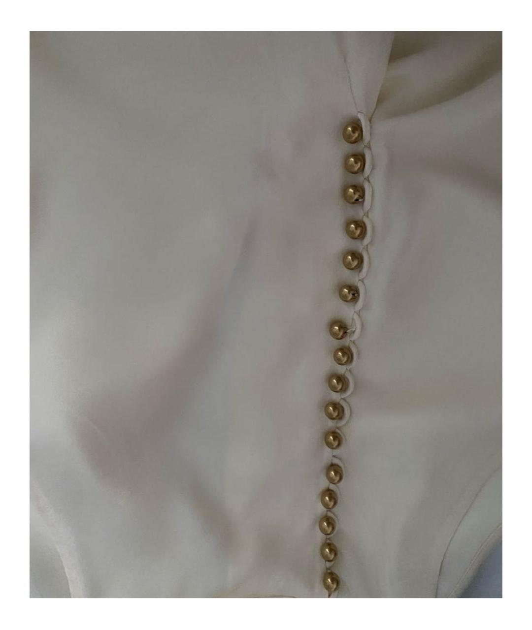 GUCCI Белая креповая блузы, фото 4