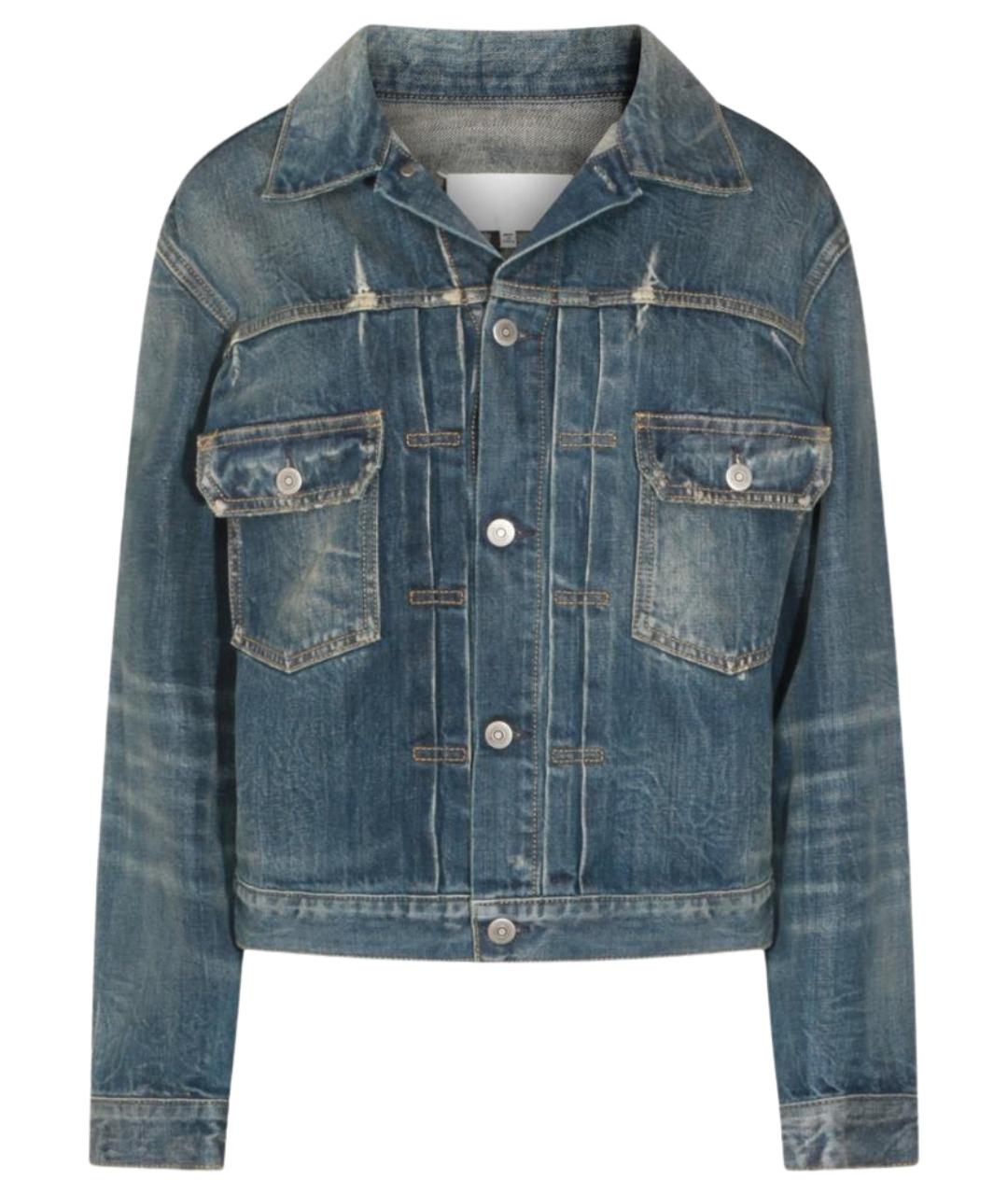 MAISON MARGIELA Синяя хлопковая куртка, фото 1