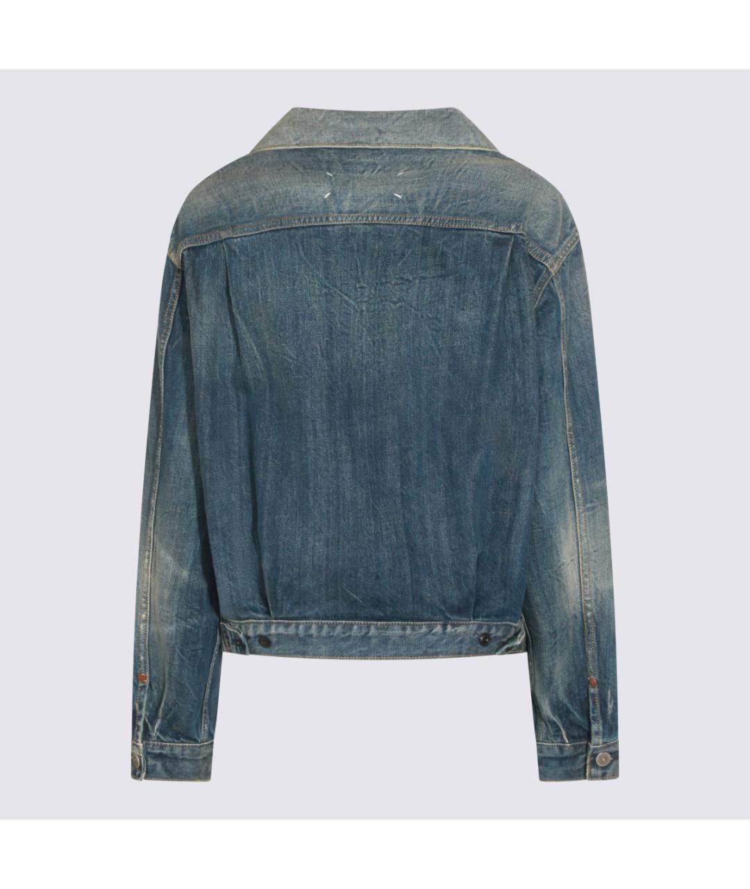 MAISON MARGIELA Синяя хлопковая куртка, фото 2