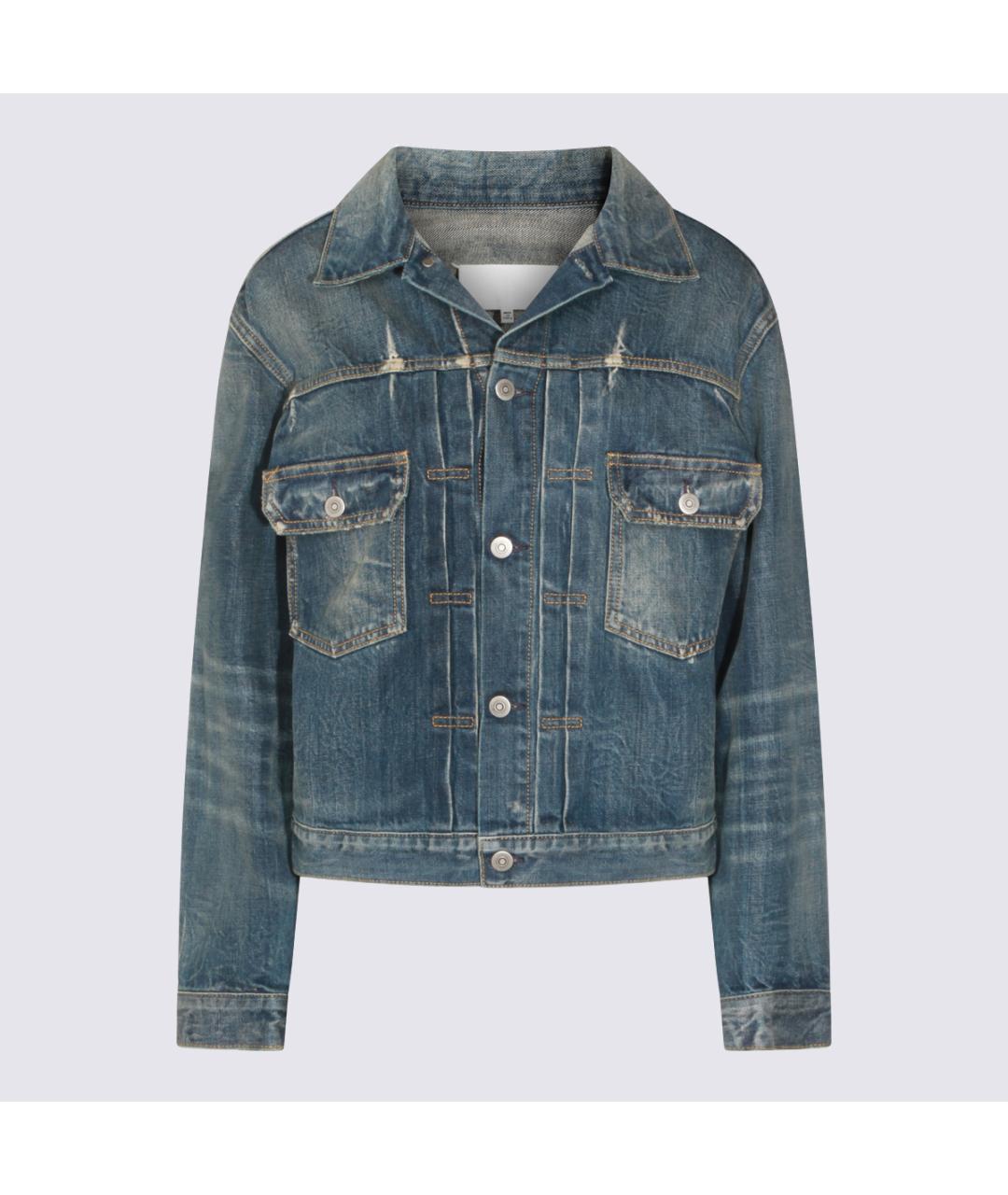 MAISON MARGIELA Синяя хлопковая куртка, фото 4